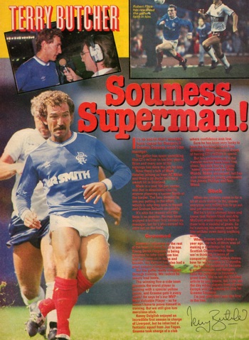 Souness Superman by Terry Butcher