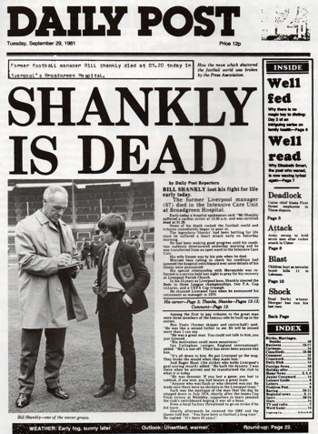 Shankly dead