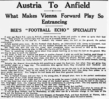 Austria to Anfield
