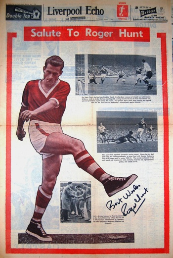 A salute to Roger Hunt on 7 April 1962