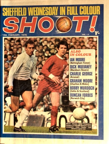 Lawler on the cover of Shoot! on 14 February 1970