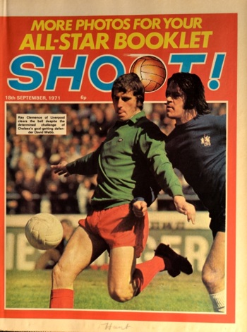 Ray Clemence on the cover of Shoot!
