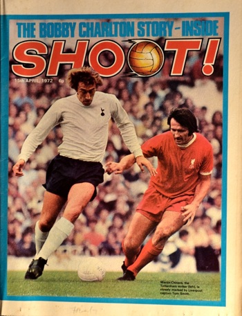 Tommy Smith on the cover of Shoot! 15 April 1972 
