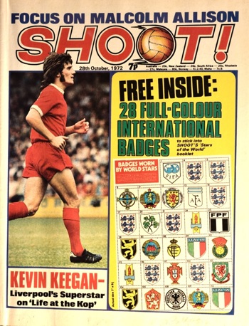 Kevin Keegan on the cover of Shoot!