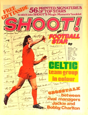Kevin Keegan on the cover of Shoot!