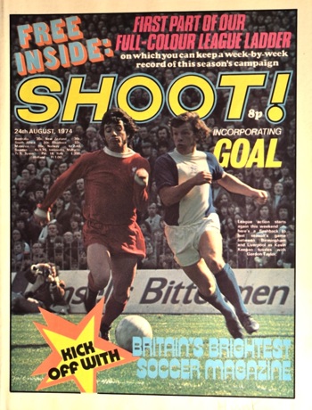 Kevin Keegan on the cover of Shoot!