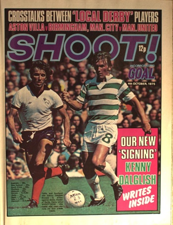 Celtic's Kenny Dalglish on the cover of Shoot!
