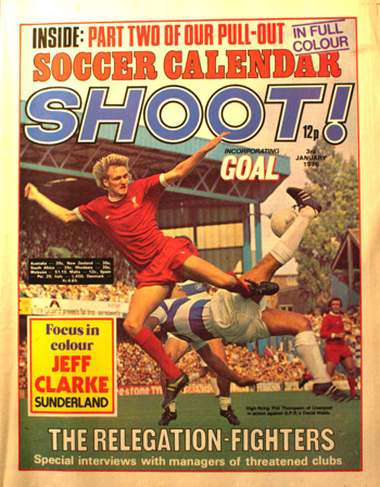 Phil Thompson on the cover of Shoot!