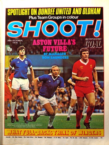 John Toshack on the cover of Shoot!