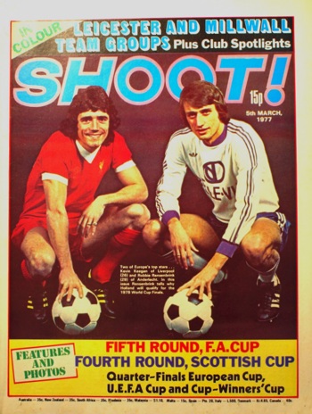 Kevin Keegan on the cover of Shoot!
