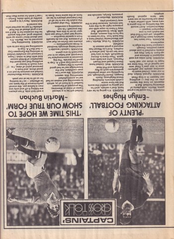 Captains' crosstalk for the 1977 FA Cup final