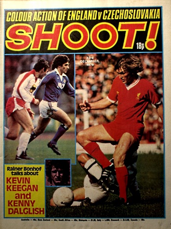 Kenny Dalglish on the cover of Shoot!