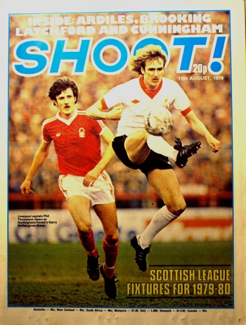 Phil Thompson on the cover of Shoot!