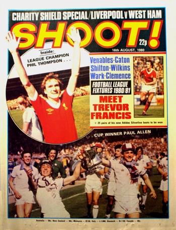 Phil Thompson on the cover of Shoot!