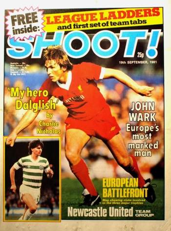 Kenny Dalglish on the cover of Shoot!