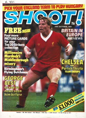 Sammy Lee on the cover of Shoot!