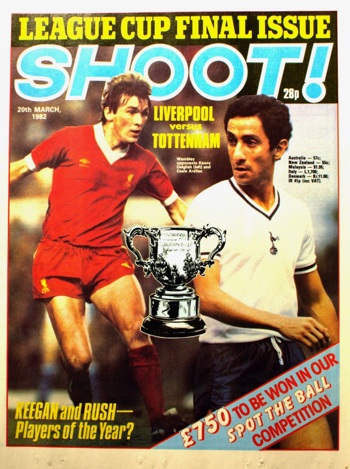 Kenny Dalglish on the cover of Shoot!