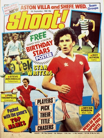 Phil Thompson on the cover of Shoot!
