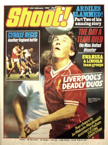 Kenny Dalglish on the cover of Shoot!