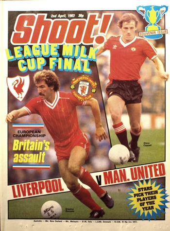 Graeme Souness on the cover of Shoot!