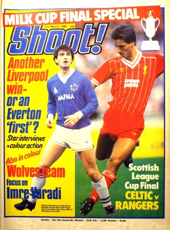 Ian Rush on the cover of Shoot!