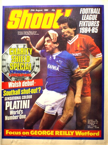 Alan Hansen on the cover of Shoot!