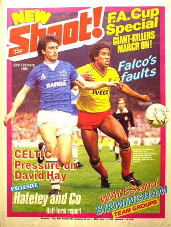 Watford's John Barnes faces Everton in the FA Cup final 1985