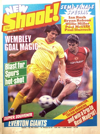 Alan Hansen on the cover of Shoot!