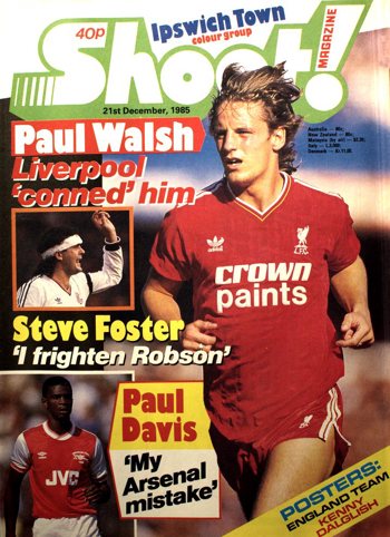 Paul Walsh on the cover of Shoot!