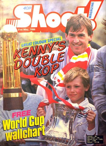 Kenny Dalglish on the cover of Shoot!