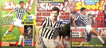 Ian Rush on the cover of Shoot!