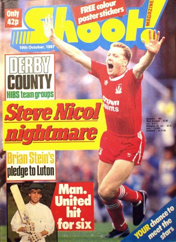 Steve Nicol on the cover of Shoot!