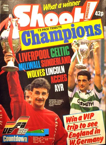 Liverpool celebrated on the cover of Shoot!