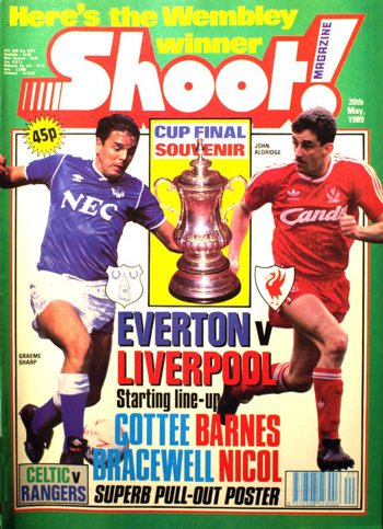 John Aldridge on the cover of Shoot!
