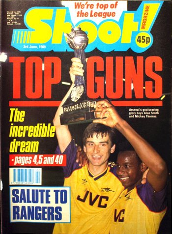 Michal Thomas on the cover of Shoot!