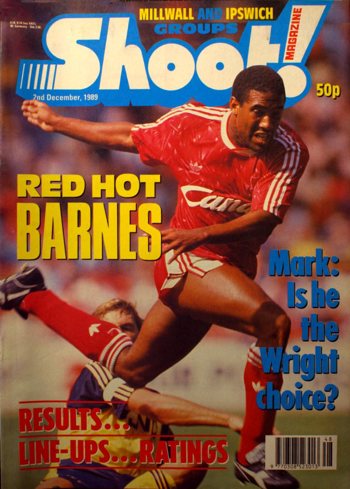 John Barnes on the cover of Shoot!
