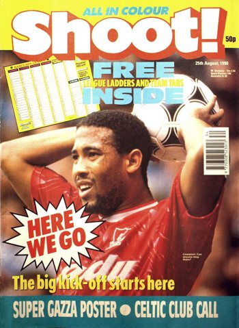 John Barnes on the cover of Shoot!