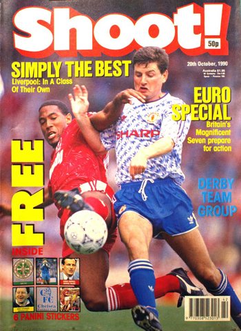 John Barnes on the cover of Shoot!