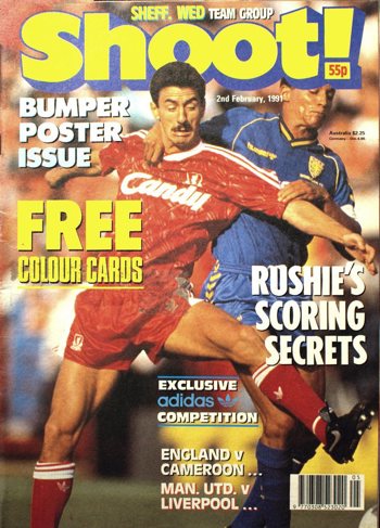 Ian Rush on the cover of Shoot!
