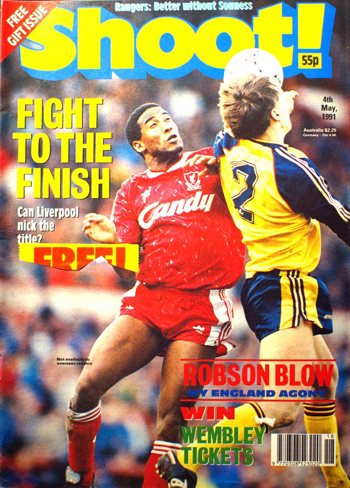 John Barnes on the cover of Shoot!