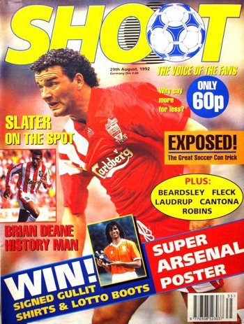 Paul Stewart on the cover of Shoot!