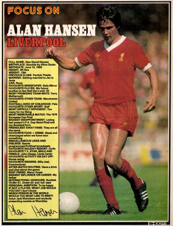 Focus on Alan Hansen