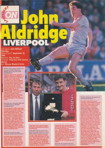 Spotlight on John Aldridge