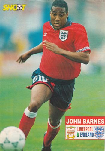 Shoot! poster of Barnes in England's red