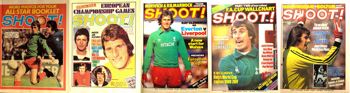Ray Clemence on the cover of Shoot! 1971-1982