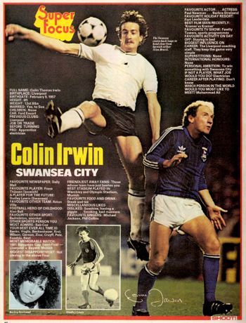 Focus on Swansea's Colin Irwin