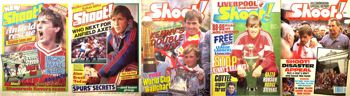 Kenny Dalglish on the cover of Shoot! as boss 1985-1989
