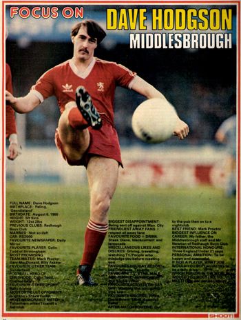 Focus on Middlesbrough's Dave Hodgson
