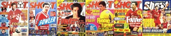 Robbie Fowler on the cover of Shoot! 1995-1998