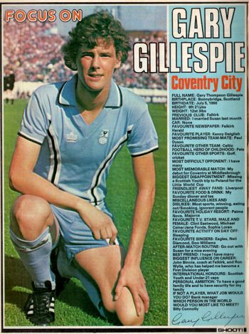 Focus on Coventry's Gary Gillespie